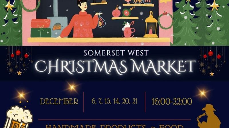 poster for somerset west christmas market