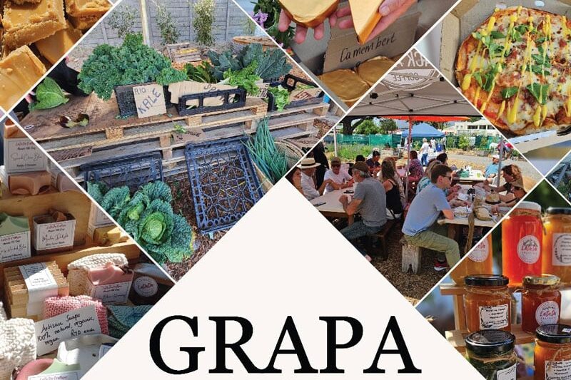 market poster for grapa market