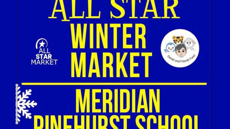 poster for all star winter market 2025