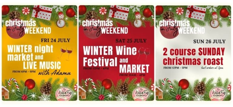 Christmas in july at the wild fig