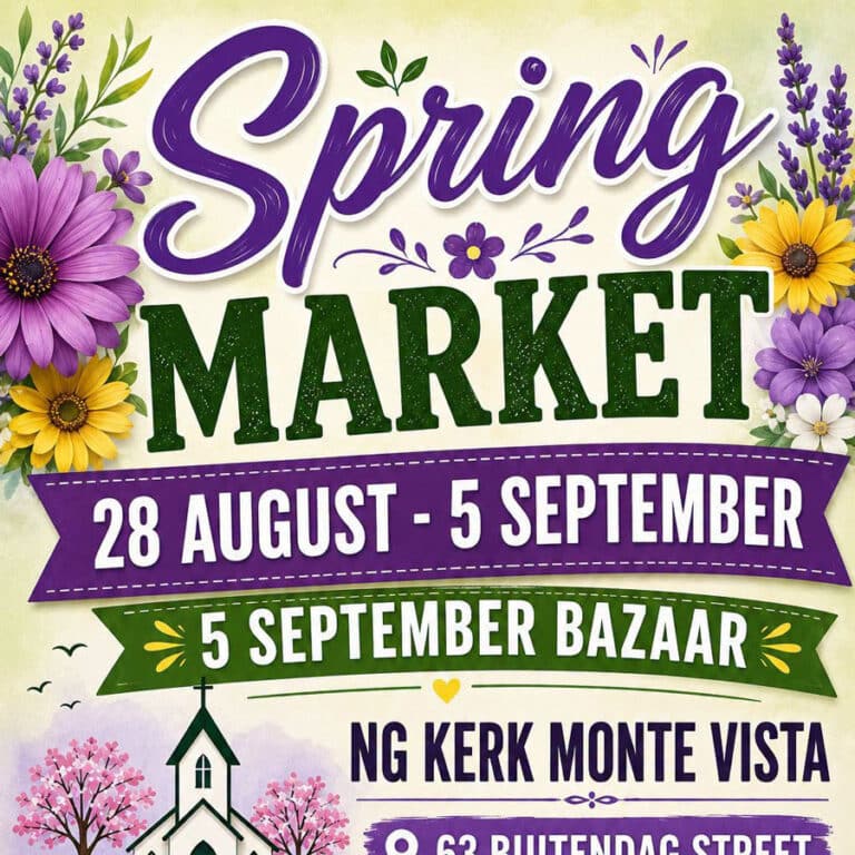 Spring market @ ng kerk monte vista