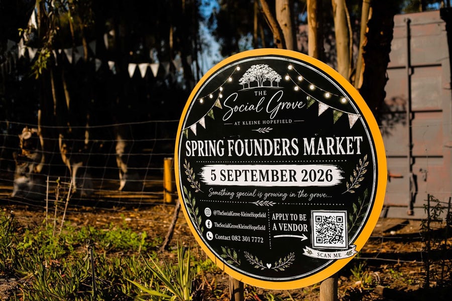 A new outdoor market arrives on the west coast: the social grove launches this saturday